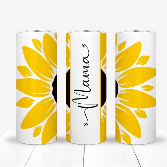 Sunflower Mama Tumbler Set, Birthdays, Thinking Of You Gifts - Picture 1 of 2